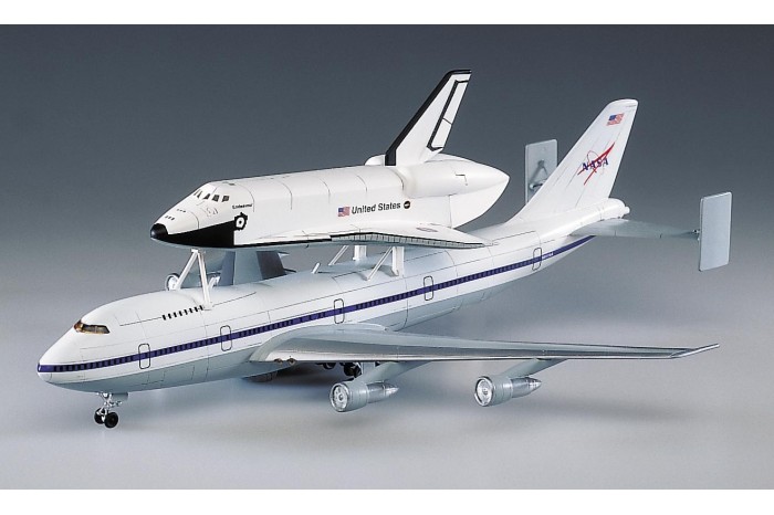 Model Kit vesmír 12708 - 1/288 SHUTTLE & 747 CARRIER (1:288)