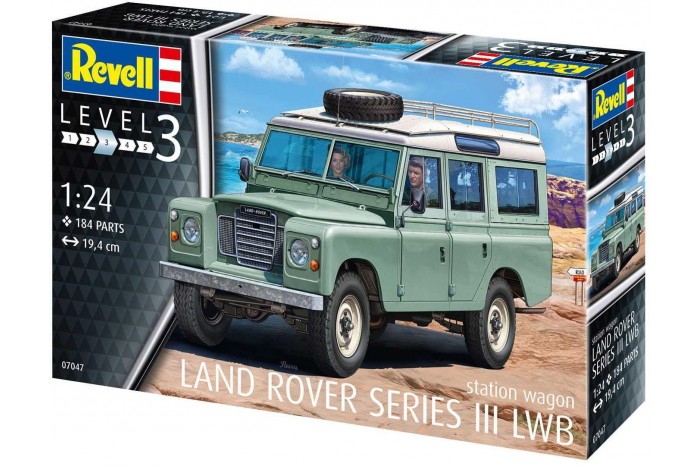 Plastic ModelKit auto 07047 - Land Rover Series III (1:24)