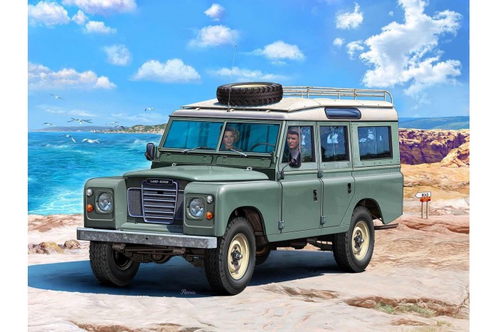 Plastic ModelKit auto 07047 - Land Rover Series III (1:24)