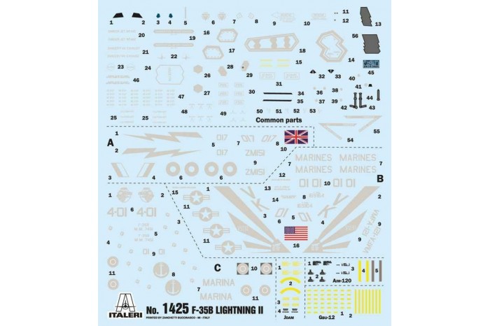 Model Kit letadlo 1425 - F-35 B Lightning II STOVL version (1:72)