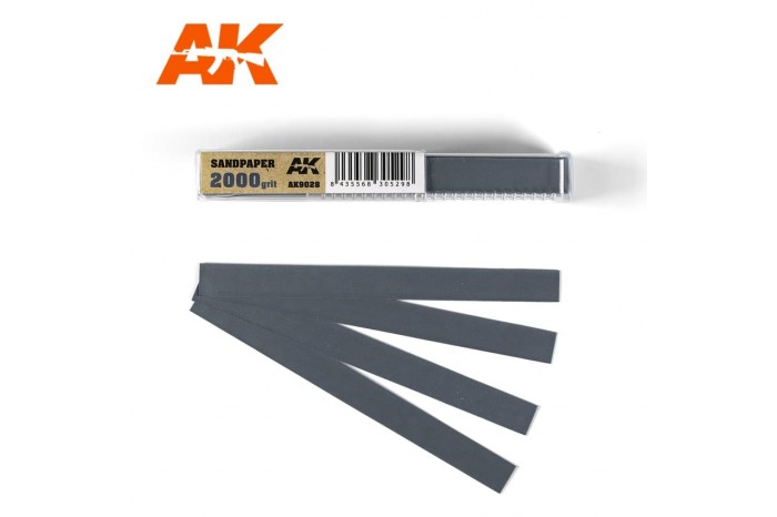 Brusný papír 2000 - mokré použití (Wet Sandpaper 2000) 50ks - AK9028