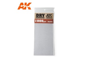 Brusný papír 1000 - suché použití (Dry Sandpaper 1000) 3ks - AK9042