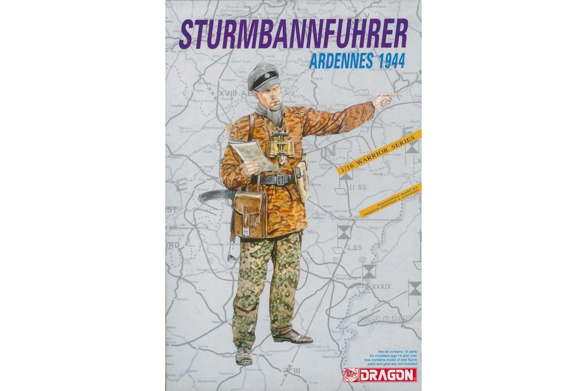 DRAGON STURMBANNFUHRER ARDENNES 1944 1/16 Kits Soldiers 1 figures model 