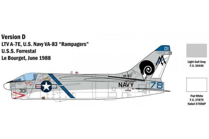 Model Kit letadlo 2797 - A-7E Corsair II (1:48)