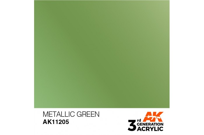 205: Metalic Green (17ml) - acryl