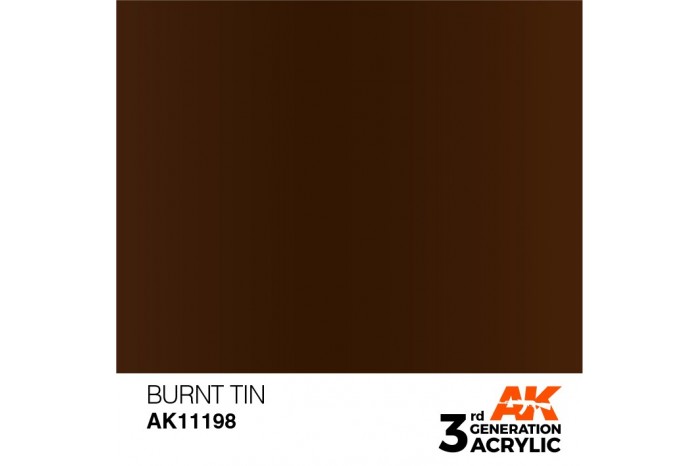198: Burnt Tin (17ml) - acryl