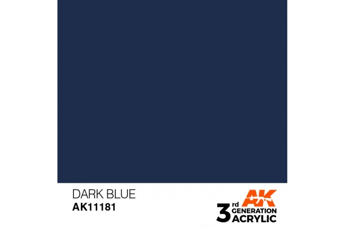 181: Dark Blue (17ml) - acryl