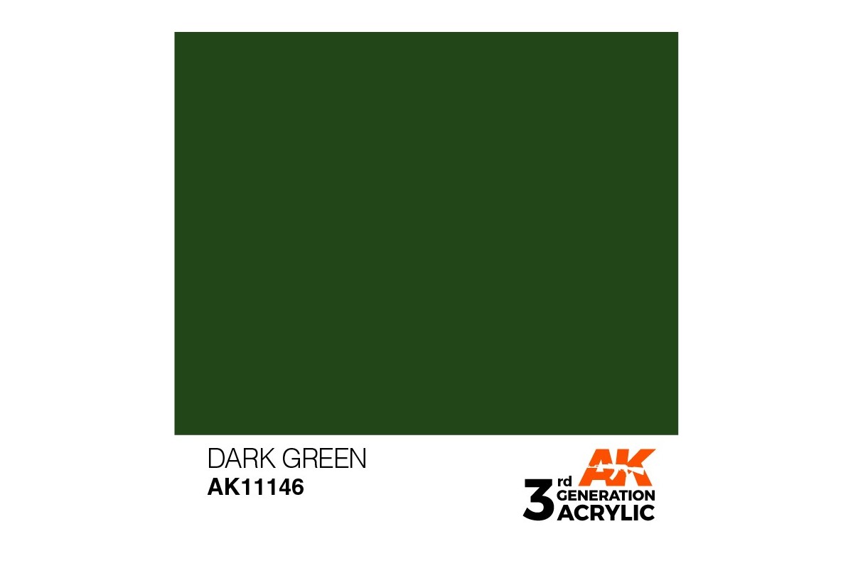 AK Interactive - 146: Dark Green (17ml) - acryl - MJ Modelkits.com