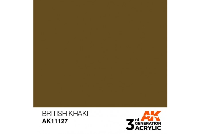 127: British Khaki (17ml) - acryl