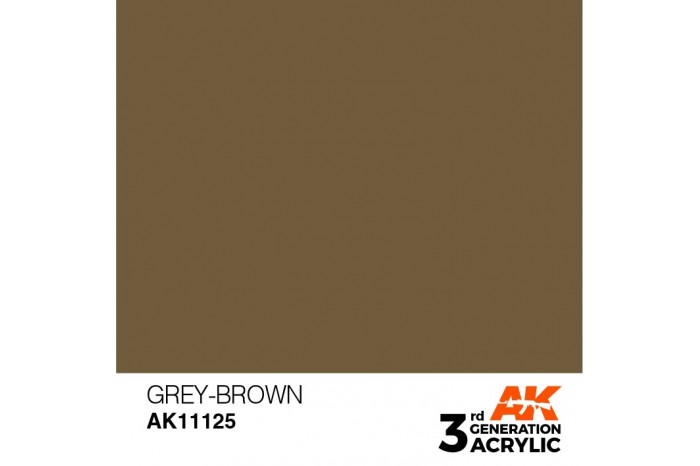 125: Grey-Brown (17ml) - acryl