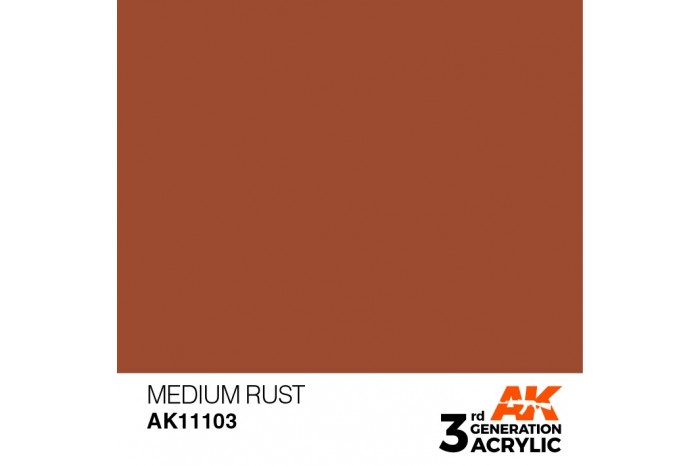 103: Medium Rust (17ml) - acryl