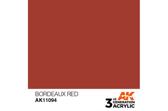 094: Bordeaux Red (17ml) - acryl