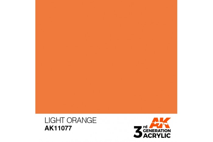 077: Light Orange (17ml) - acryl
