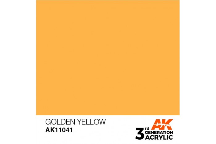 041: Golden Yellow (17ml) - acryl