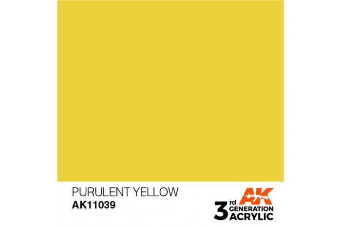 039: Purulent Yellow (17ml) - acryl