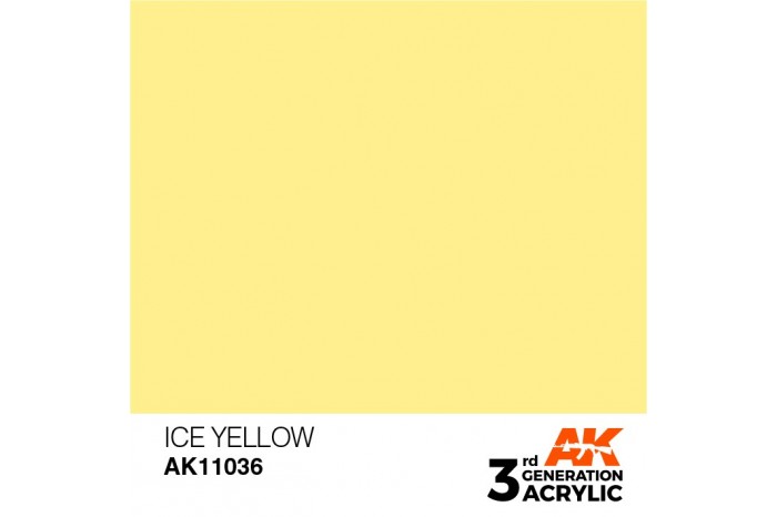 036: Ice Yellow (17ml) - acryl