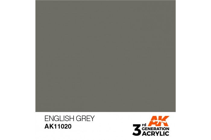 020: English Grey (17ml) - acryl