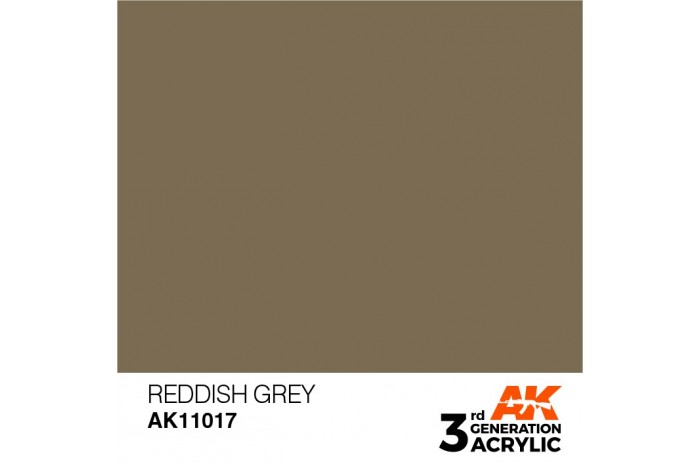017: Reddish Grey (17ml) - acryl
