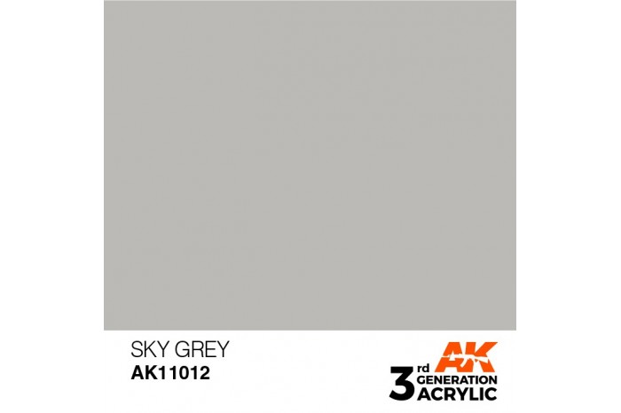 012: Sky Grey (17ml) - acryl