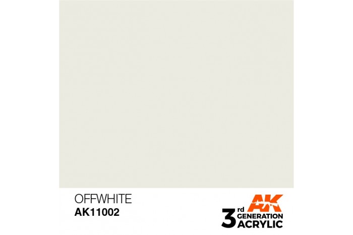 002: Offwhite (17ml) - acryl