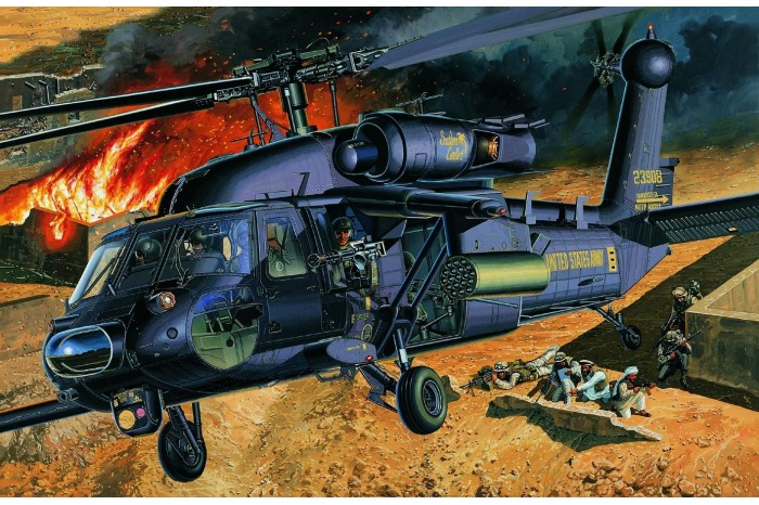 Amazon.com: 1/35 AH-60L DAP : Arts, Crafts & Sewing