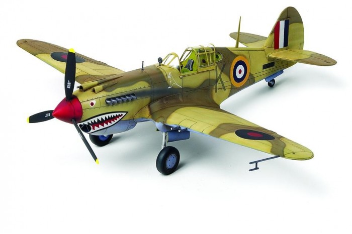 Model Kit letadlo 12235 - TOMAHAWK IIB "ACE OF AFRICAN FRONT" :LE (1:48)