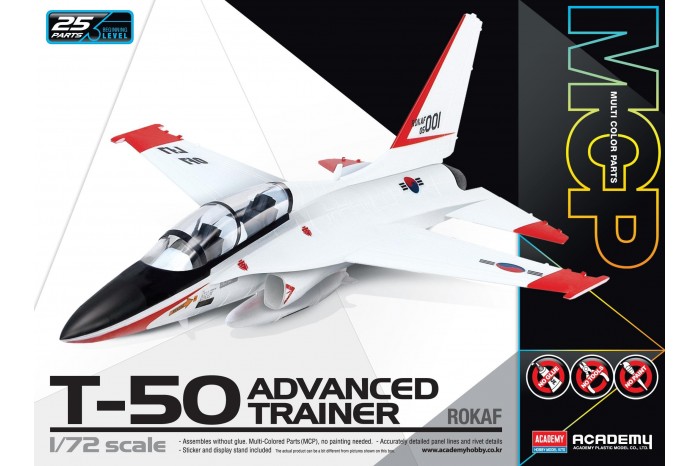 Model Kit letadlo 12519 - ROKAF T-50 ADVANCED TRAINER MCP (1:72)