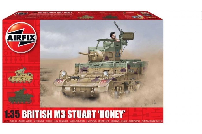 Classic Kit tank A1358 - M3 Stuart, Honey (British Version) (1:35)