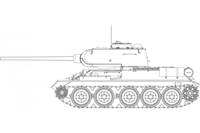 Classic Kit tank A1361 - T34/85 112 Factory Production (1:35)