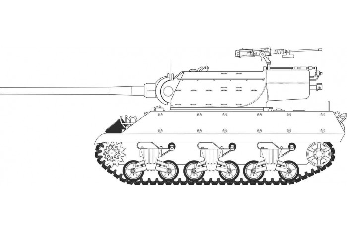 Classic Kit tank A1366 - M36/M36B2 "Battle of the Bulge" (1:35)