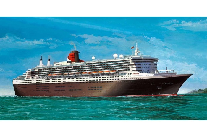 Plastic ModelKit loď Limited Edition 05199 - Queen Mary 2 (Platinum Edition) (1:400)