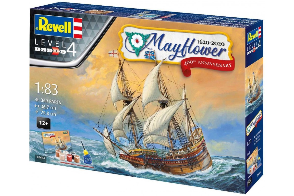 teugels kan niet zien warm Revell - Mayflower 400th Anniversary (1:83) - 05684 - MJ Modelkits.com