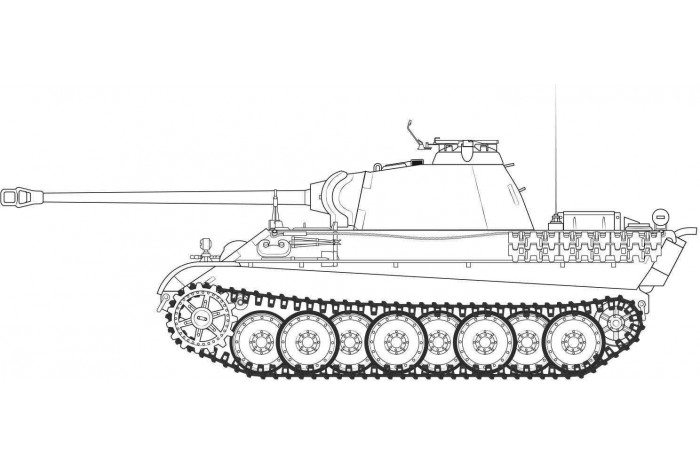 Classic Kit tank A1352 - Panther Ausf G. (1:35)