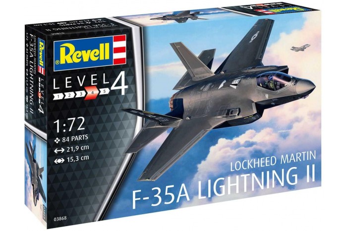 Plastic ModelKit letadlo 03868 - F-35A Lightning II (1:72)