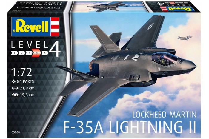 Plastic ModelKit letadlo 03868 - F-35A Lightning II (1:72)
