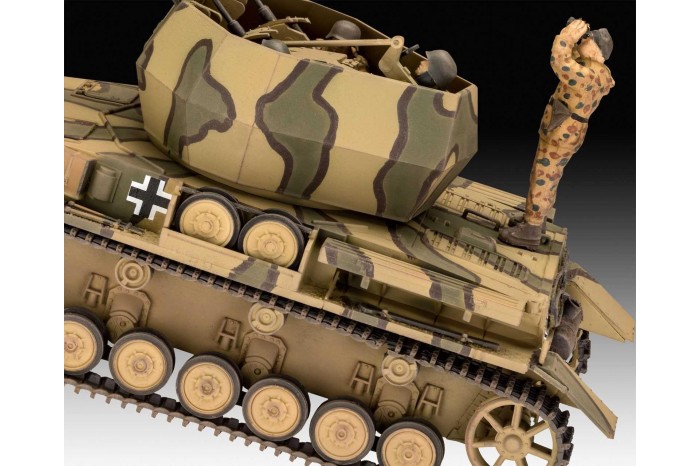 Plastic ModelKit military 03296 - Flakpanzer IV Wirbelwind (1:35)