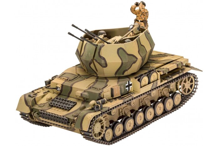 Plastic ModelKit military 03296 - Flakpanzer IV Wirbelwind (1:35)