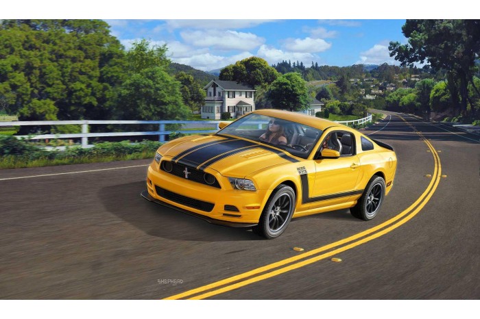 ModelSet auto 67652 -  2013 Ford Mustang Boss 302 (1:25)