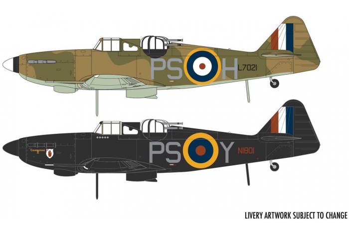 Classic Kit letadlo A05128A - Boulton Paul Defiant Mk.1 (1:48)
