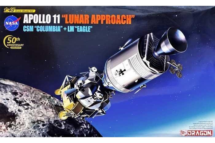 Apollo 11 "Lunar Approach" CSM "Columbia" + LM "Eagle" (1:48) - 11009