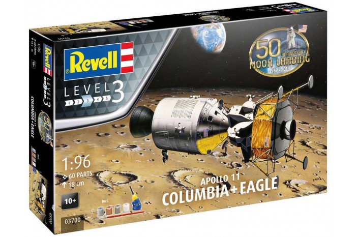 Gift-Set 03700 - Apollo 11 "Columbia" & "Eagle" (50 Years Moon Landing) (1:96)
