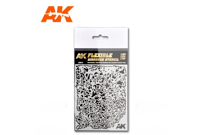 Flexible Airbrush Stencil (1:20, 1:24, 1:35) - AK9079