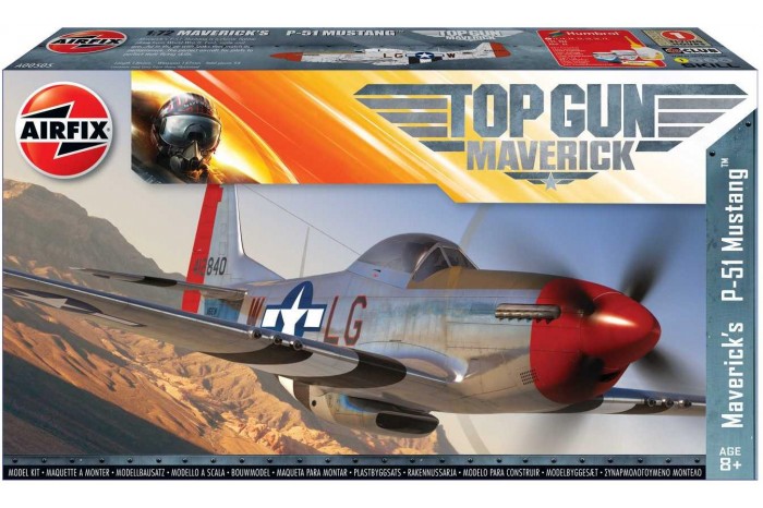 Classic Kit letadlo A00505 - Top Gun Maverick's P-51D Mustang (1:72)