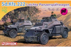 Model Kit military 7393 - Sd.Kfz.222 LEICHTE PANZERSPÄHWAGEN (1:72)