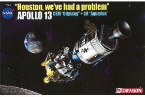 Model Kit vesmír 11020 - Apollo 13 Command & Service Module & Lunar Module (1:72)