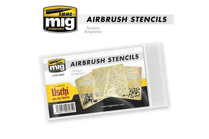 AIRBRUSH STENCILS - 8035