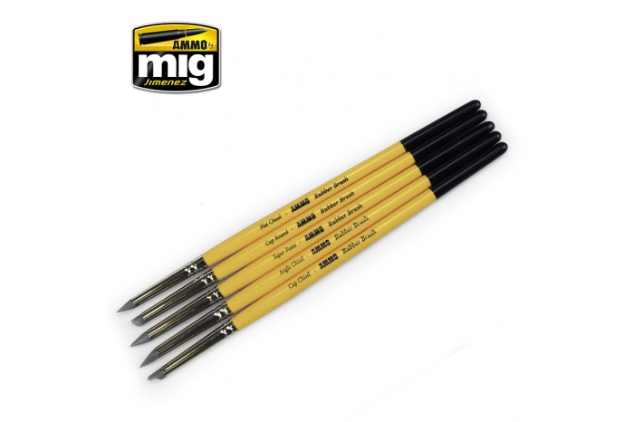 RUBBER BRUSH SET - 7606