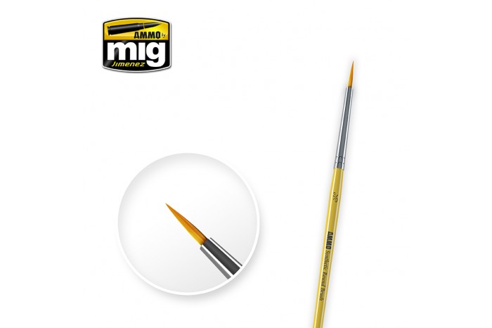 2/0 SYNTETIC ROUND BRUSH - 8612