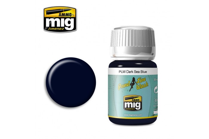 DARK SEA BLUE (Panel Line Wash) - 1603