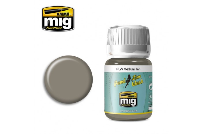 MEDIUM TAN (Panel Line Wash) - 1606